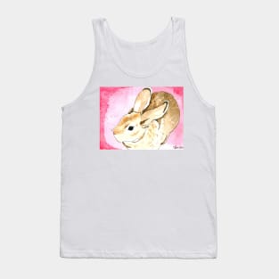 Daily Doodle 1 - Mini Rex Rabbit Watercolor Tank Top